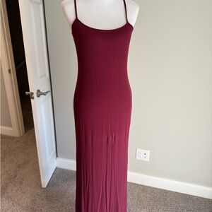 SKIMS Wine Maxi Dress